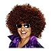 Afro Wig (Unisex) - Choose Color - #1 Afro Wig from 70s 60s - Black or Brown Wig Fancy Costume - Funny Wig - Party Costume (Brown)