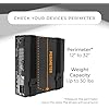 HumanCentric Universal Wall Mount, Adjustable Mount for Cable Boxes, DVD Players, Routers, Modems, and More, Fits Devices 12-32 in Perimeter and Up to 30 lb, Hardware Included