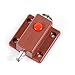 TMP1105 Hook-Latches Window Cabinet Push Button Spring Load Automatic Door Bolt Latches Lock (Color : Bronze)