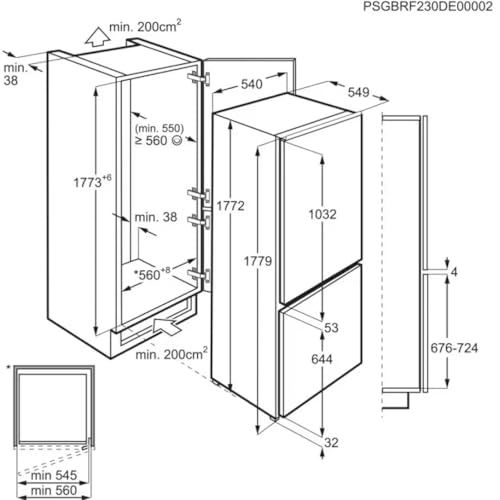 Réfrigérateur combiné encastrable NSC9V181CS MultiChill - vue 3
