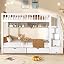 White/Under Bed Drawers & Integrated Stairway Storage