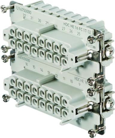 Fiche HDC HE 16FC 17-32 Weidmüller connecteur femelle pour liaison industrielle fiable