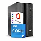 Computer Ufficio Professionale Pc Fisso Completo Nuovo con Intel Core i5 16 GB RAM - 128 GB SSD + 1000 GB HDD, Wifi Windows 11 Pro Computer Fisso Pronto all'uso - PC Desktop Computer All in One