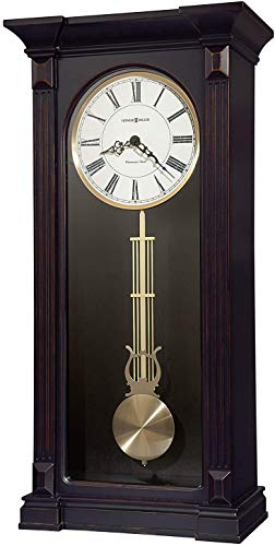 Howard Miller Mia Wall Clock 625-603 – Worn Black Home Decor With Quartz Single-Chime Movement #TOP3