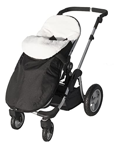 Image of Jolly Jumper Water Resistant Snuggle Bag Stroller - Black