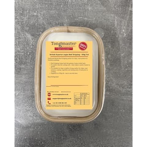 6 x 500g Traditionally Hand Crafted Angus Beef Dripping Cover