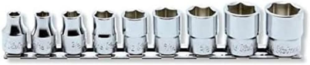 Ko-Ken USA - 3/8 Sq. Dr. Socket Set 1/4-3/4 12 Point 200mm 9 Pieces