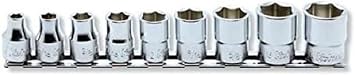 Ko-Ken USA - 3/8 Sq. Dr. Socket Set 1/4-3/4 12 Point 200mm 9 Pieces
