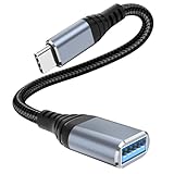 Adaptateur USB C vers USB 3.0 : l'adaptateur USB vers USB C offre un transfert de données super rapide jusqu'à 5 Gbit/s, plus rapide que l'USB 2.0.