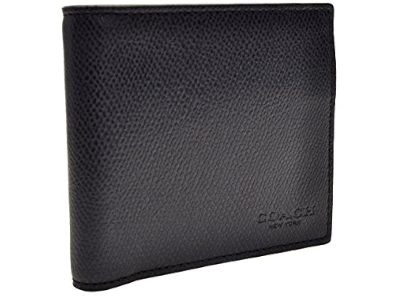 【新品】コーチクロスグレインレザー皮革コインウォレット二つ折り財布黒F 公式】COACH – コーチ | コイン ウォレット