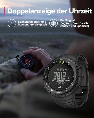 Suunto Core Outdoor-Uhr mit Höhenmesser, Barometer und Kompass