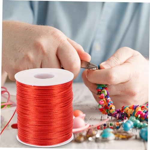 Cordón de macramé Angoily con 6 rollos de hilo de tejer de colores para manualidades 4