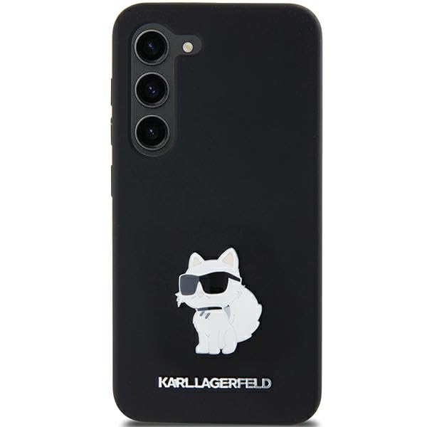 CG Mobile Karl Lagerfeld KLHCSA35SMHCNPK Coque Rigide en Silicone pour A35 A356 Noir