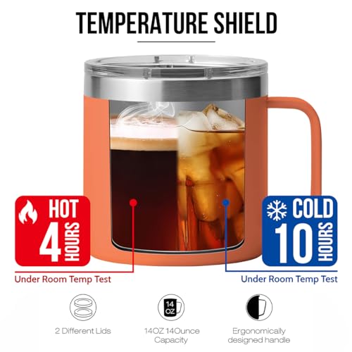 Limima Gifts for Golden Retriever Lovers – 14oz Stainless Steel Coffee Mug with Handle, Funny Dog Nutrition Facts Design Gift for Golden Retriever Owners, Mothers Day, Birthday Gifts by Limima - Image 2