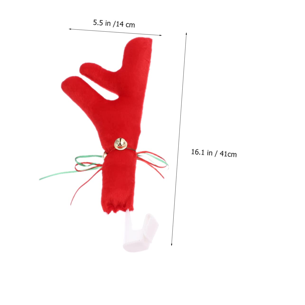 SUPVOX Auto Reindeer Antlers Christmas Car Decorations Set Vehicle Deer Horns Reindeer Car Decoration Adorable Christmas