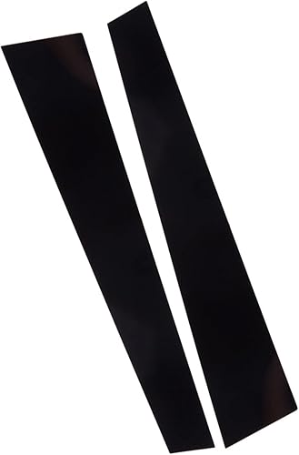 Miniatura 3 de jfqm - 6 piezas de cubierta para poste de puerta de automóvil para Hyundai Genesis Sedan 2015-2016 G80 2022 2021 2020 2019 2018 2017 negro brillante