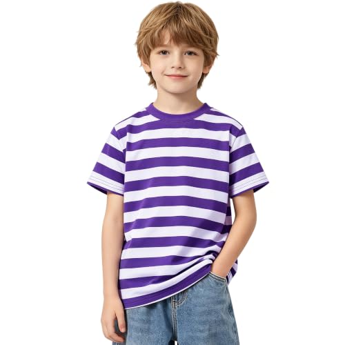 Image of Magic Park 6M-14Y Kid Striped T-Shirt Boys Cotton Tee Basic Top