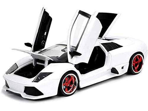 Hyperspec 1:24 Lamborghini Murciélago LP460 Die-cast Car Pearl White, Toys for Kids and Adults