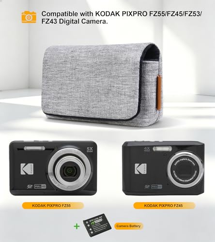 Funda para cámara KODAK PIXPRO FZ55/FZ45 gris miniatura 2
