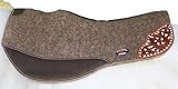 CHALLENGER Horse 32' x 32' Western Contoured Wool Felt Barrel Saddle Pad 39223GR
