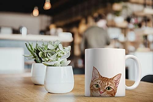 MUGBREW Orange Tabby Kitten Cat Ceramic Coffee Mug Tea Cup, 11 OZ - Image 6