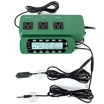 REPTI ZOO Reptile Digital Thermometer Hygrometer Controller for Tank Terrarium