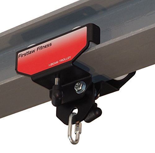Firstlaw Fitness I-Beam Rolling Punching Bag Mount - (Select - Black - 3.5" - 7.0" Wide I-Beam) #TOP3
