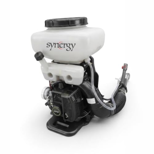 Synergy Sulfatadora de Mochila Profesional a Gasolina K-S42-42cc 2T para Líquido y Polvo, Depósito 14L, 11m de Alcance, Caudal 4L/min, Función Soplador y Mochila Ergonómica