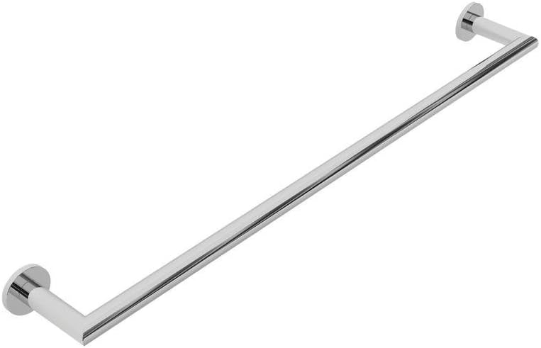 Ginger 4603/PC Kubic 61cm Towel Bar with Plain Rosette Polished Chrome,