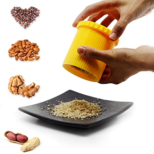 FOVNOT Moulin Noix de Muscade Manuel Moulin à Noix de Muscade Multifonctionnel Moulin Muscade Outil Moulin a Muscade Adapté Muscade Grains de Café et Autres Petites Particules D'assaisonnement Cover