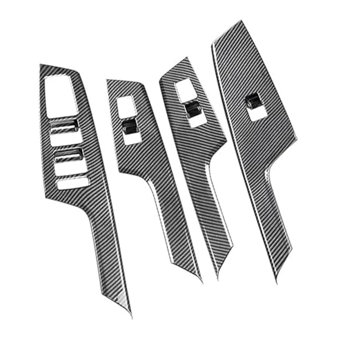 Bouton lève-vitre KIA EV6 carbone : garniture panneau de porte 2021-2022