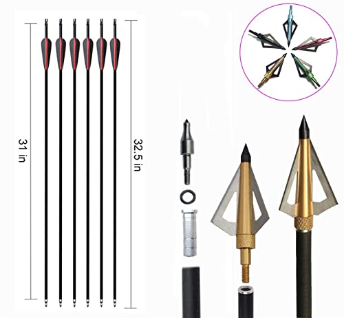 Monleap Archery 51" Takedown Recurve Bow And Arrows Set For Adults Metal Riser Longbow Kit Right Hand Straight Bow For Beginner Hunting Shooting Practice 30 40 50Lb （Purple 50Lb） #TOP3