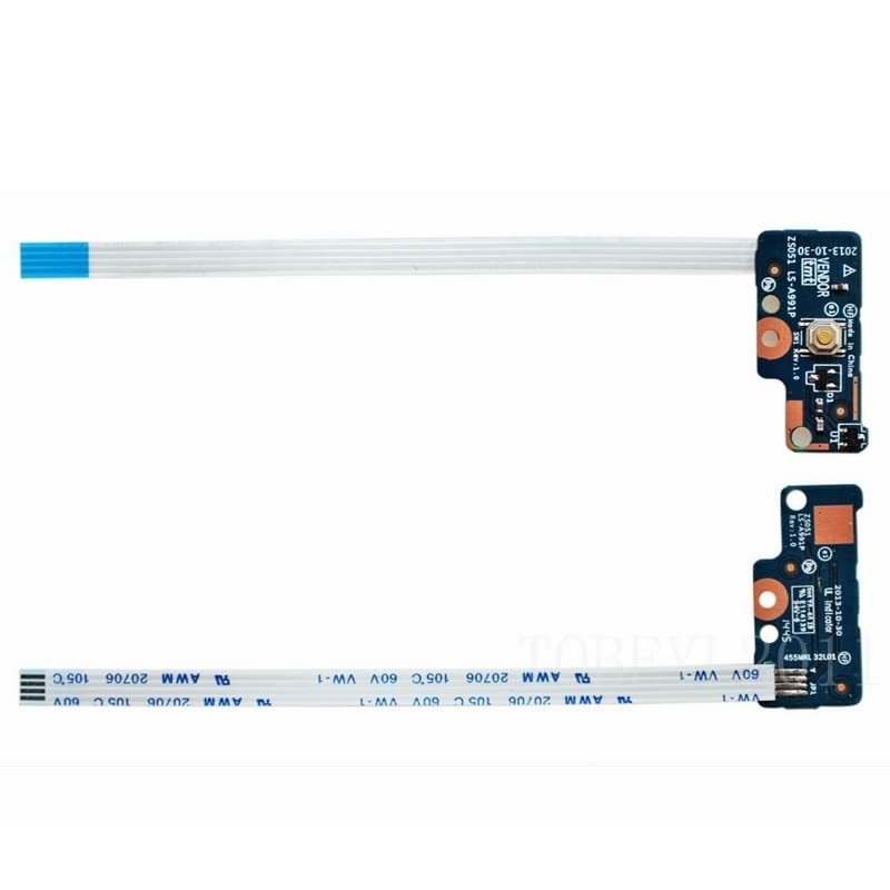 COMPUAE - For HPs 15-R 15-G 250 G3 High Performance Power Button Board with Cable 749650-001 LS-A991P 455MKL32L01
