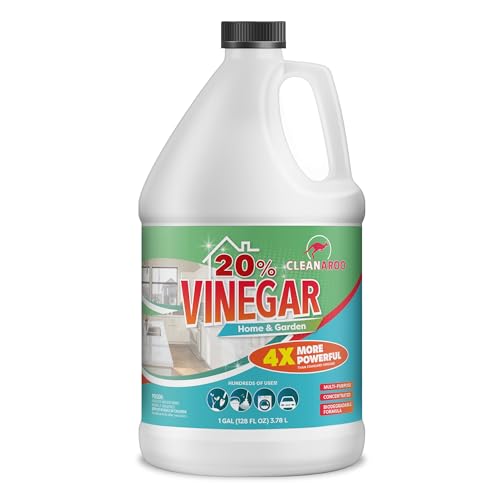 Cleanaroo 20% Concentration Vinegar, All-Natural Multipurpose General Cleaner (1 Gal)
