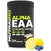 NutraBio Alpha EAA - All-Day Amino Acids for Muscle Growth and Hydration - Essential Amino Acids with Nootropics & Adaptogens- Full Spectrum EAA BCAA Powder - 30 Servings - Blueberry Lemonade