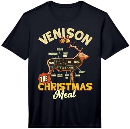 Venison Meat Chart The Christmas Meat Funny Deer Hunter