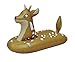Jet Creations Sled Deer Snow Tube Inflatable 38 inches Long One Person Snow and Water Rider for Kids Fun-DEERM