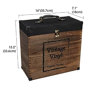 J JACKCUBE DESIGN MK701A Boîte de rangement vintage en bois rustique pour disques vinyles 78 tr/min, 45 tr/min, 33 tr… - Les Beatles, Paul McCartney, John Lennon, RIngo Starr, George Harrison J JACKCUBE DESIGN MK701A Boîte de rangement vintage en bois rustique pour disques vinyles 78 tr/min, 45 tr/min, 33 tr… – Image 7