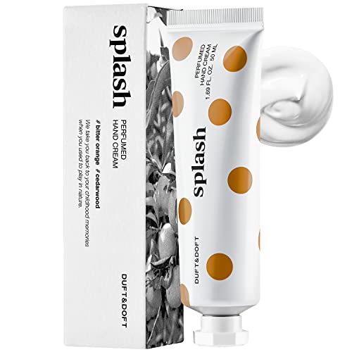 Duft&Doft Hand Cream For Dry Cracked Hands – Grapefruit, Blackcurrant, And Peach Scented Lotion - Moisturize Dry Skin And Repair Damaged Skin – Splash Perfumed Hand Cream, 1.69Oz. #TOP3