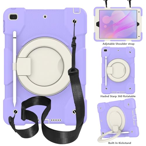Funda para iPad 9/8/7 Gen de 10.2 pulgadas para niños con asa y correa 2