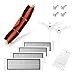 SAFETYON Accesorio para Xiaomi Aspirador 12 Piezas, Recambio de Mi Roborock s50 S51 S55 S5 S6, 1 Cepillo Principal +2 Cepillo Lateral +1 Auxiliar de Limpieza +4 Filtro HEPA +4 Tornillo