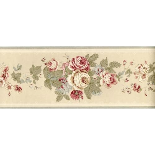 TRIMZ Vintage Rose Border