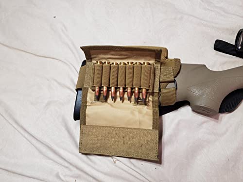 Rifle Buttstock, Adjustable Tactical Cheek Rest Pad Ammo Pouch With 7 Shells Holder For Hunting Shooting #TOP6
