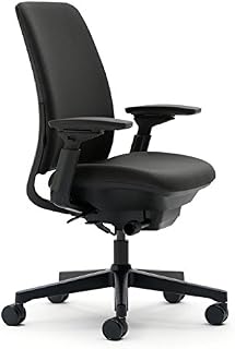 Steelcase Amia Task Chair: Adjustable Back Tension - LiveLumbar Support - Seat Slider