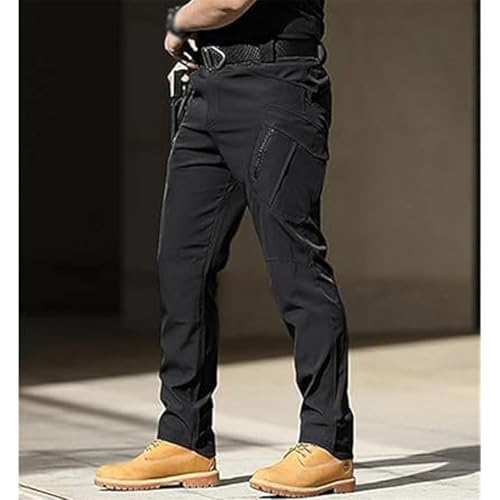 Clovetrend - Tactical Waterproof Pants, Ripstop Waterproof Cargo Pants Stretch Multi Pockets Tactical Pants for Men2
