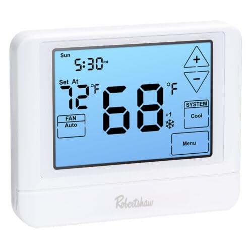 Replacement for fits Robertshaw Programmable Multi-Stage 3H/2C Touchscreen Wall Thermostat RS9320T