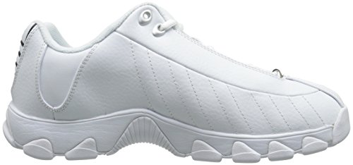 K-Swiss Mens St329 Sneaker, White/Black/Silver, 9 Us #TOP5