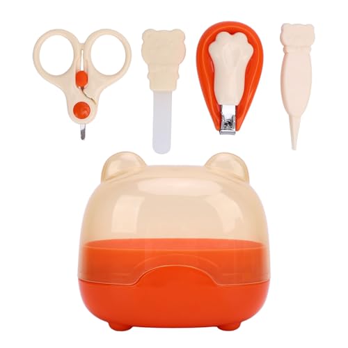 Safe Baby Nail Clipper Set, Children's Nail Clipper with Scissors, File, Tweezers for Infant All Around Nail Care