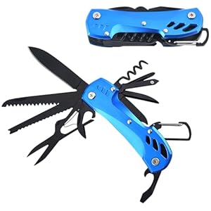 Taozoey ToolDao 12-in-1 Blaues Klappmesser