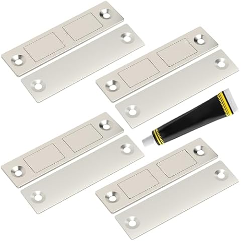 Jiayi 4 Pack 30 LB Ultra Thin Magnetic Door Catch Cover